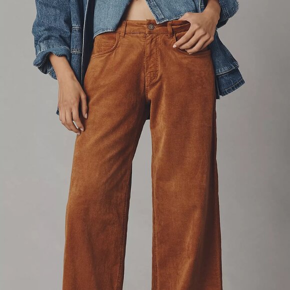 Pilcro Low-Rise Wide-Leg Jeans - Picture 4 of 4